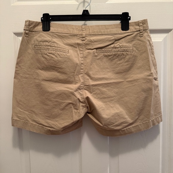 Old Navy Tan Flat Front Shorts Size 10 - Picture 2 of 3